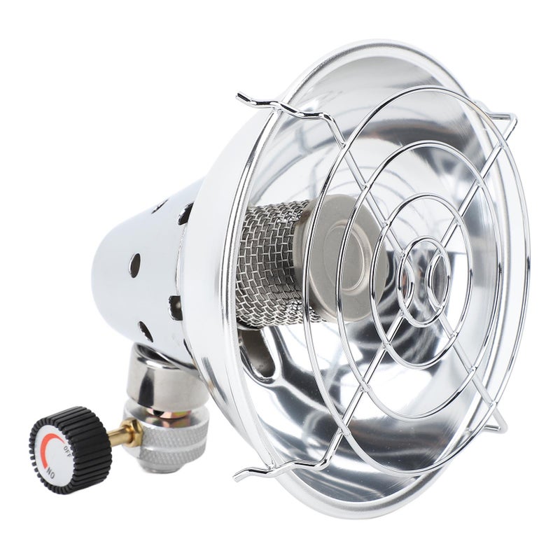 Portable Gas Heater Rapid Warming Adjustable Firepower Mini Gas Tank Heater for Camping Barbecue Fishing - Image 2