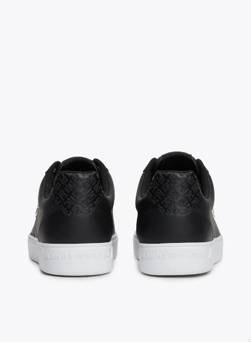 TOMMY HILFIGER Leather Th Monogram Sneakers