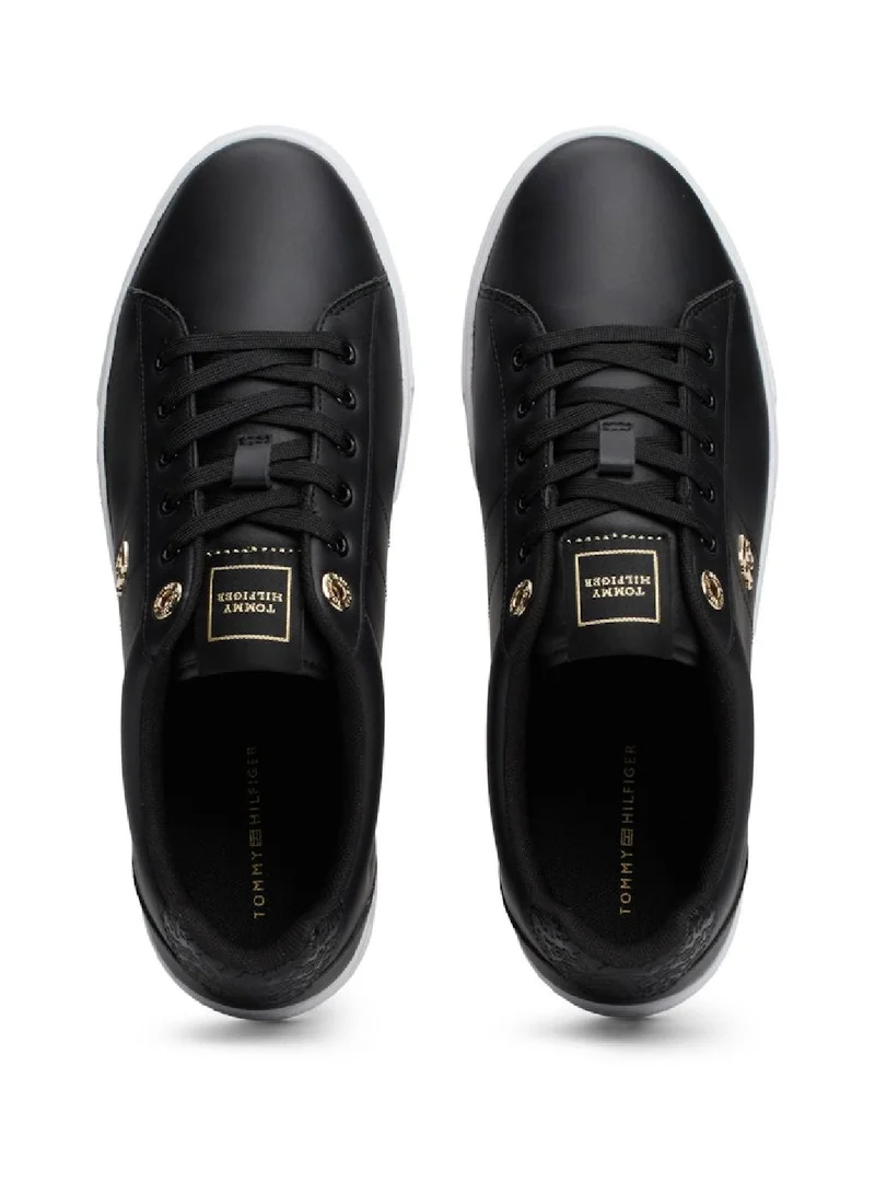 TOMMY HILFIGER Leather Th Monogram Sneakers