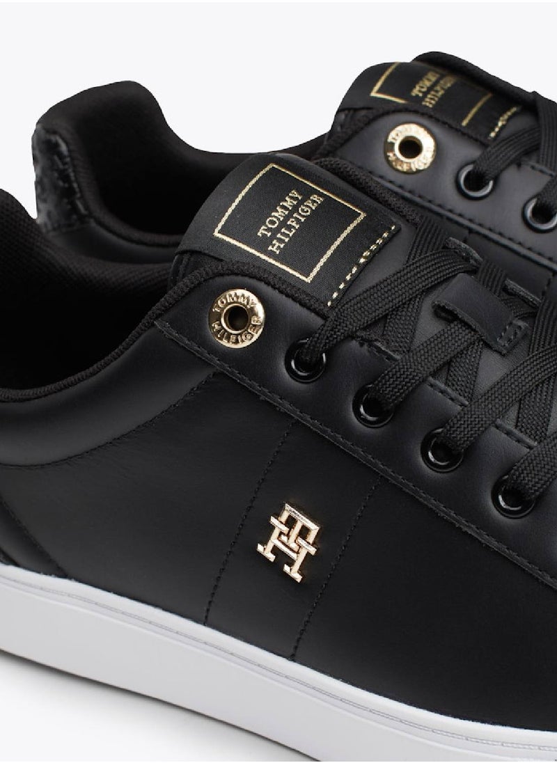 Women's Leather TH Monogram Sneakers - Leather, Black - pzsku/Z7BA221CCF75DE3DF070CZ/45/_/1741874000/71667d70-1d1c-4d6d-8427-68b8d503ed20
