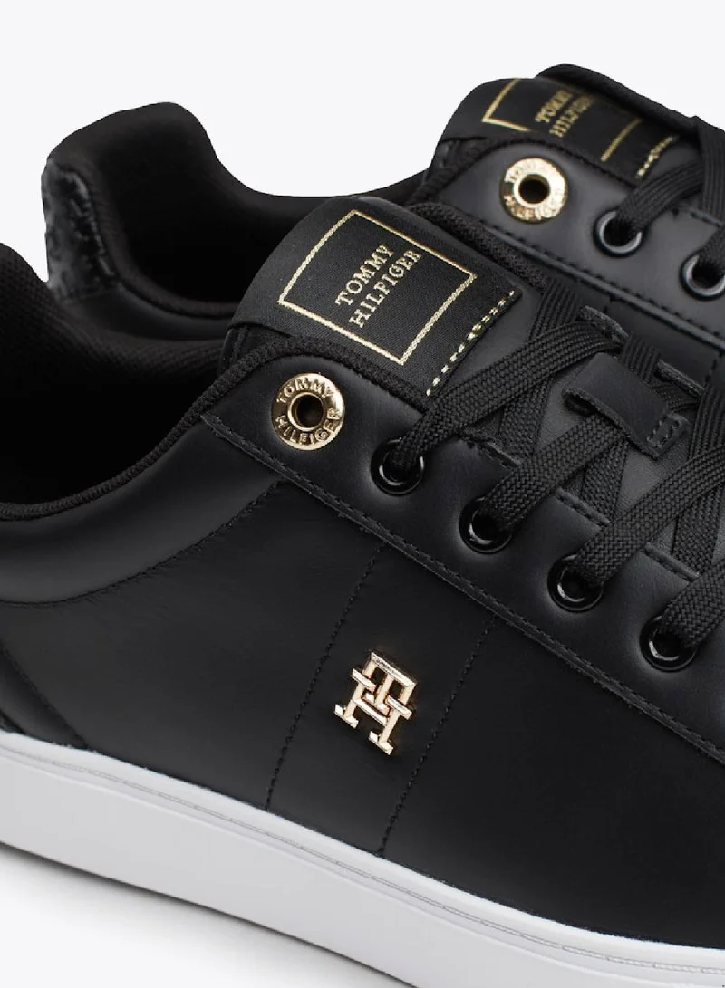 TOMMY HILFIGER Leather Th Monogram Sneakers