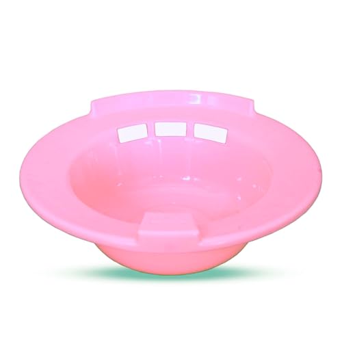 Only Rajesh OnlyRajesh Sitz Bath Tub for Adults - Sturdy Hot Hip Bath Tub for Piles Pain Relief, Fissure & Postpartum Recovery, Naturopathy, Fistula Treatment - Postpartum Essentials, Adult Bath Tubs - Pink - Image 2