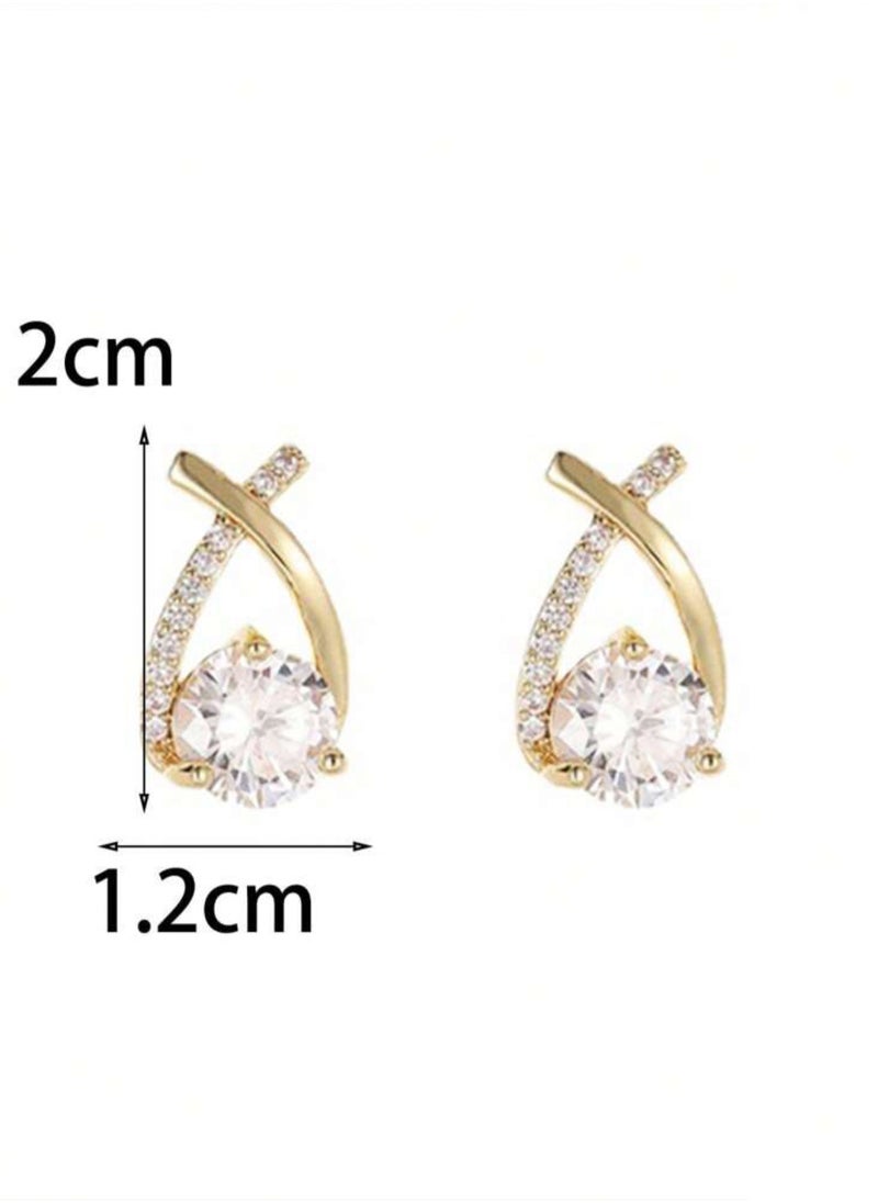 Equal - Stylish & High Quality Earrings For Women Cubic Zirconia - Image 1