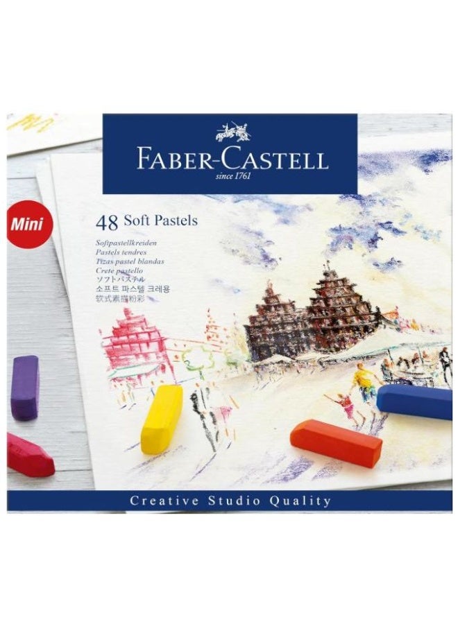 FABER-CASTELL Mini Soft Pastels Studio Quality 48 Case - Image 1