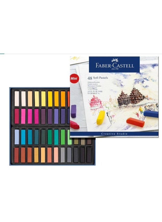 FABER-CASTELL Mini Soft Pastels Studio Quality 48 Case - Image 2