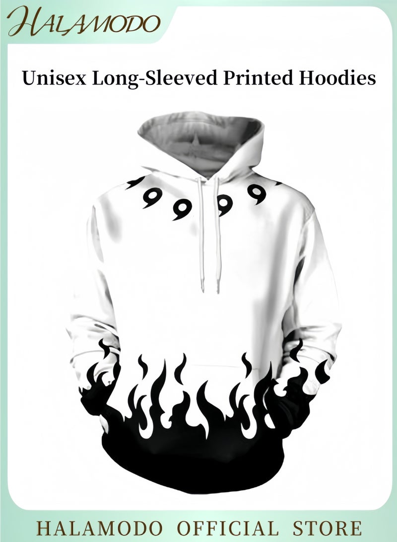 HALAMODO Unisex Hoodies with 3D Printed Cosplay Sweatshirt Novelty Long-Sleeved Tops Fashion Youth Pullovers Casual Sweatshirts Sportswear with Drawstrings & Large Pockets for Men Women Boys Girls  - Image 1