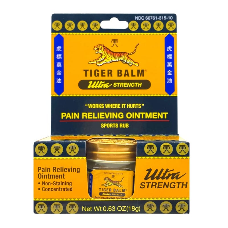 Tiger Balm مرهم تايجر بالمر للقوة الفائقة 0.63 أونصة (عبوة من 2) - Image 1