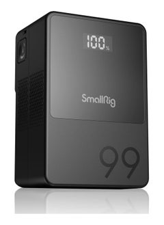 SMALLRIG VB99 Mini V Mount Battery, 6700 mAh 99 Wh 14.8 V with OLED Screen, V Mount Battery for Photographers and Filmmakers, Supports 65 W PD USB-C Quick Charge, D-TAP, USB-A, Two DC Ports - 3580