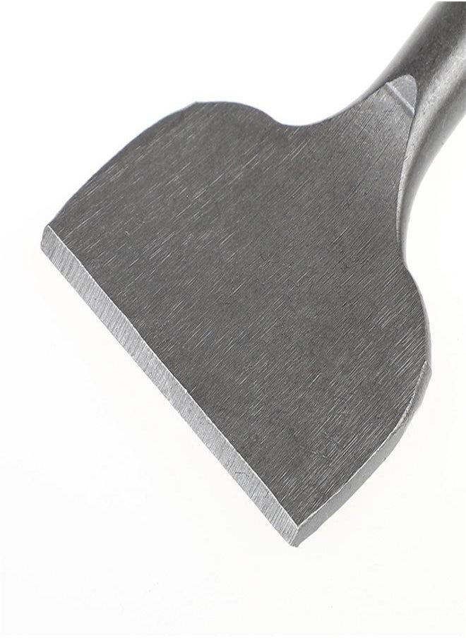 Generic - Electric Hammer Widened Flat Chisel Round Handle Shovel Tile Wall Gray Cement Percussion Drill Bit Shovel Electric Pick Chisel Pickaxe Bent Chisel - Image 1