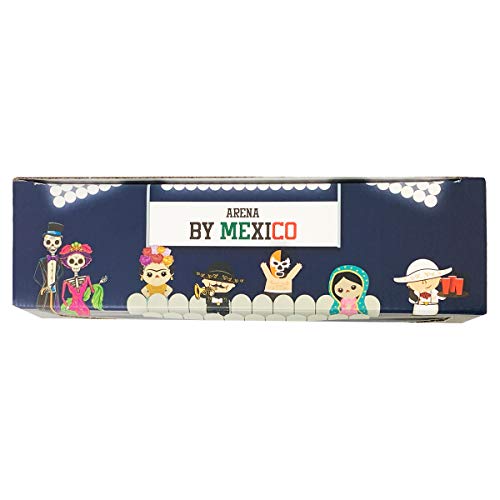BY MEXICO Los Catrines Mini Pocillo de Peltre, 2.7 oz. White Skeleton Mugs - Set of 4 - Image 4