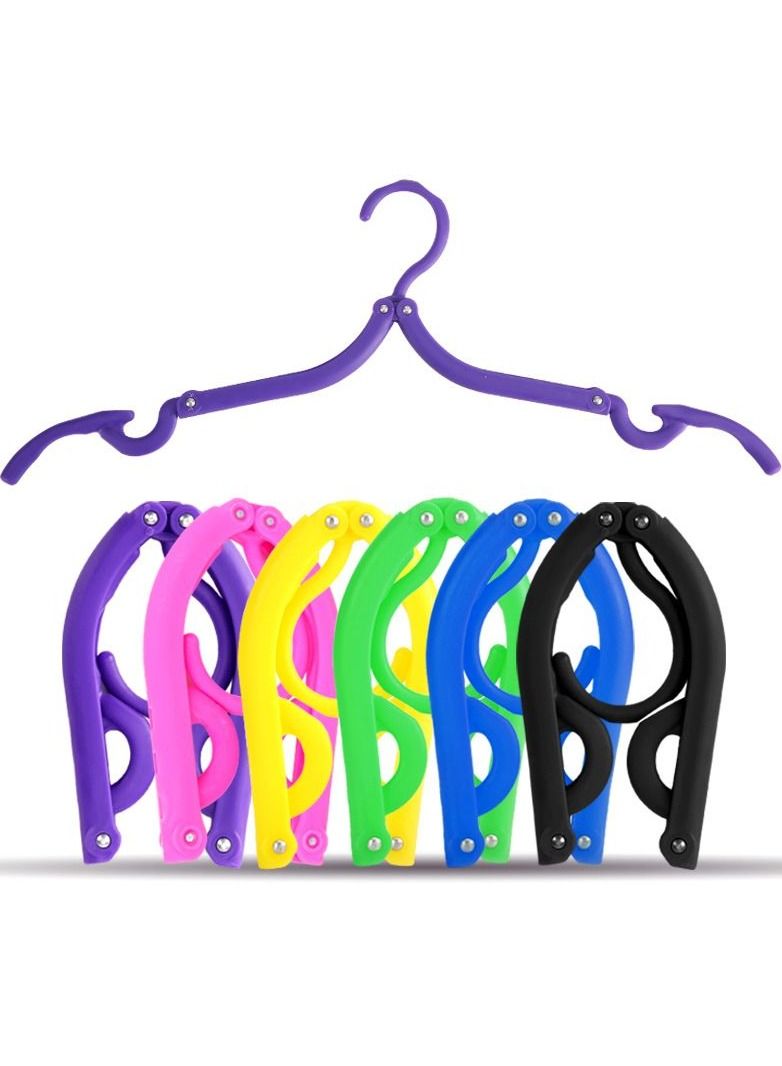 5-Piece Folding Clothes Hanger 44x14centimeter - Image 3