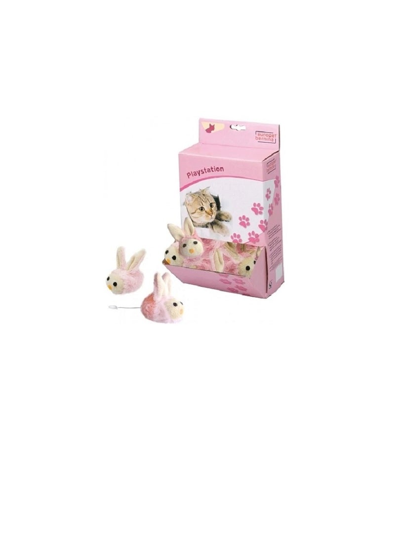 Ebi Play Shaking Rabbit Plush Toy For Cats - Image 3