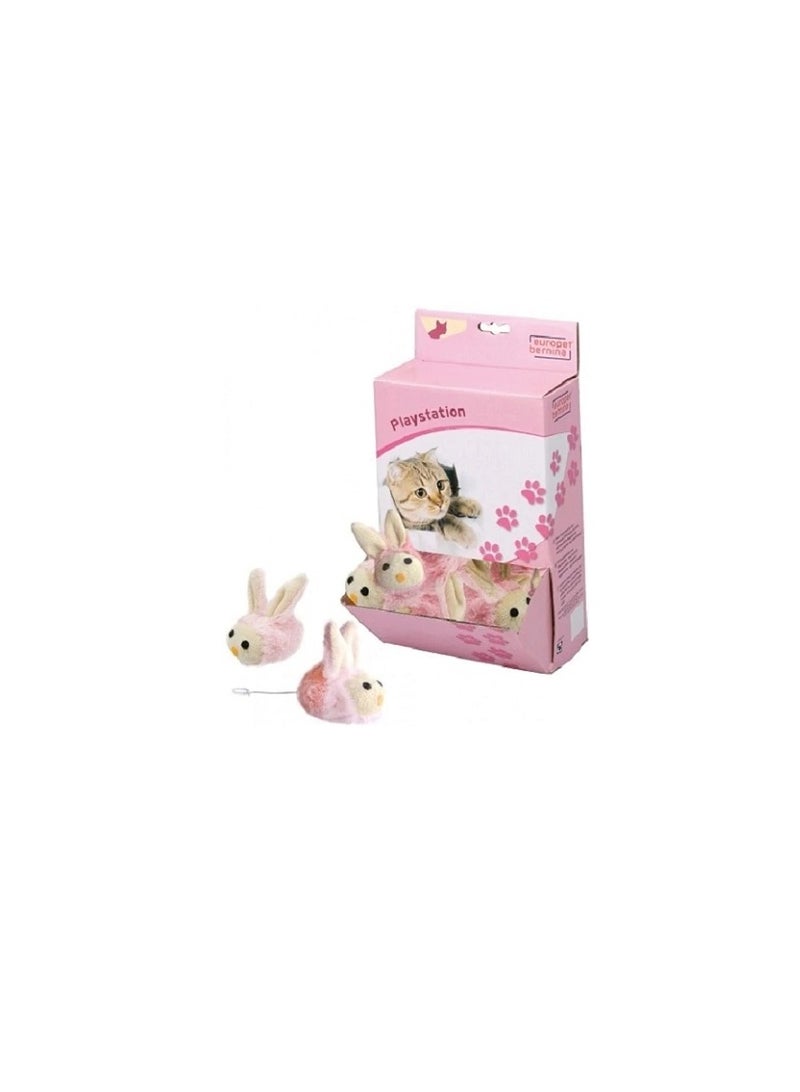 Ebi Play Shaking Rabbit Plush Toy For Cats - Image 1