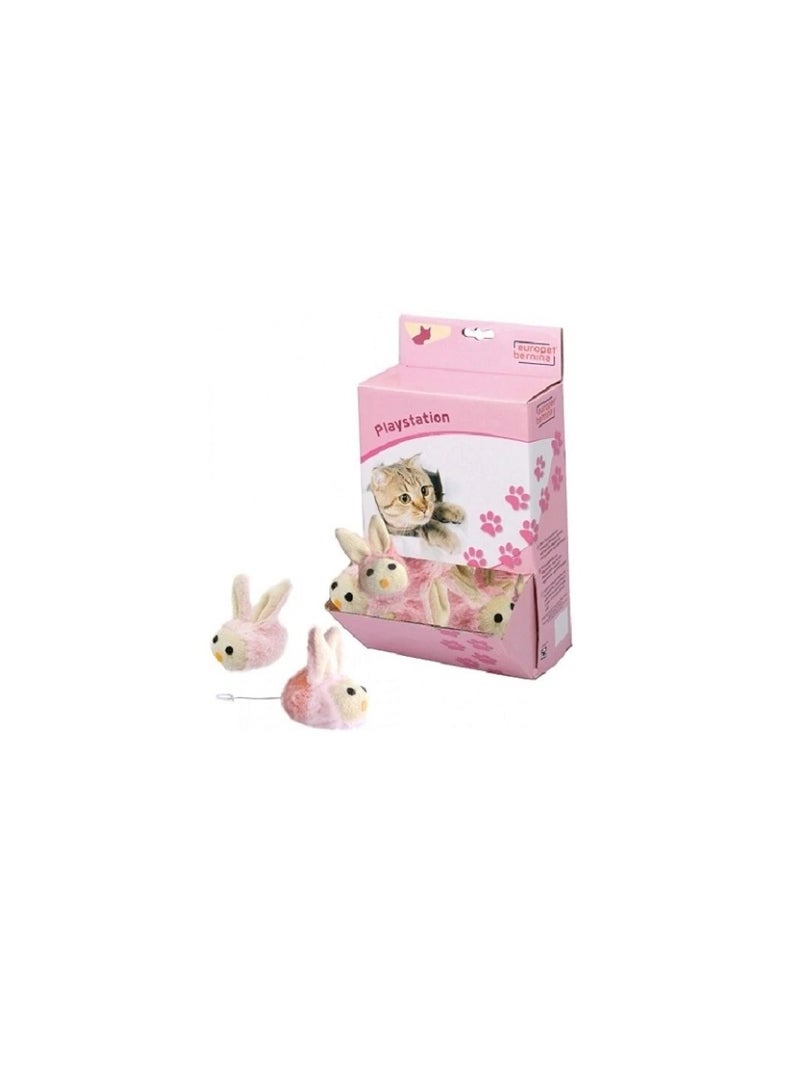 Ebi Play Shaking Rabbit Plush Toy For Cats - Image 2