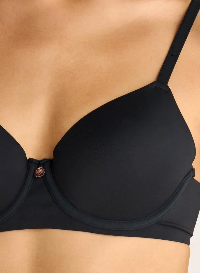 Splash FAV Push-Up Balconette Bra with Hook and Eye Closure