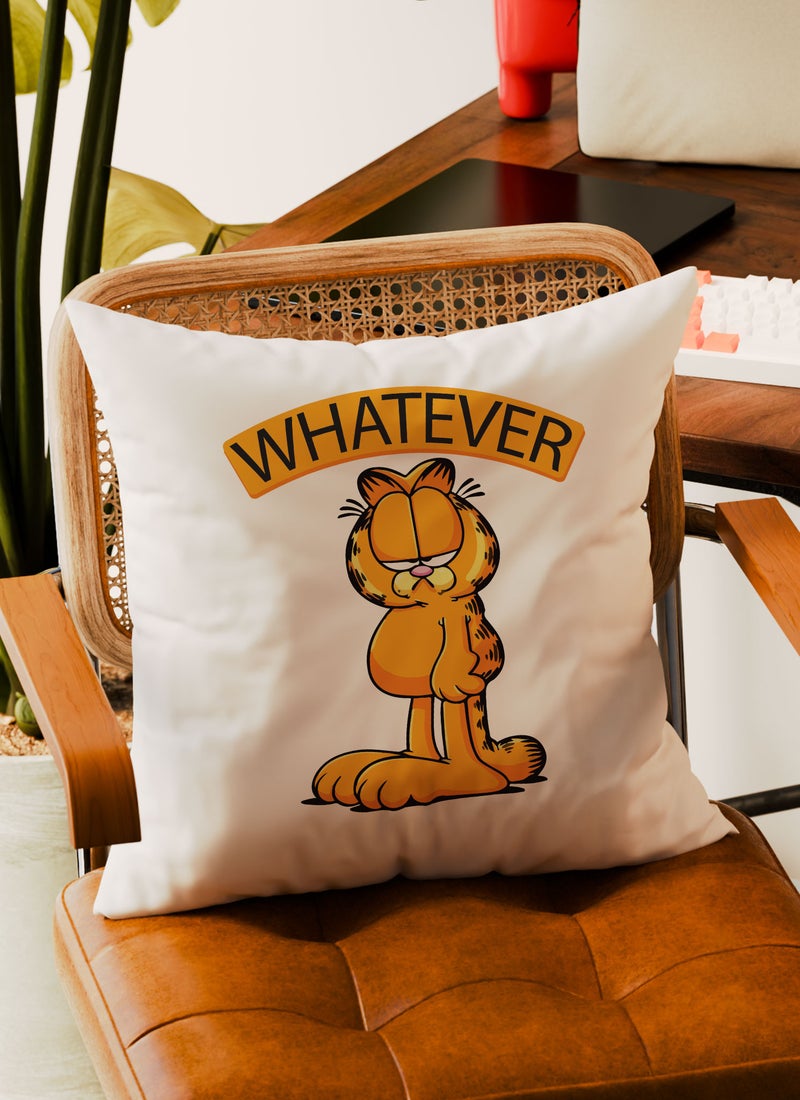 LOUD UNIVERSE Decorative Cushion Whatever Garfield Couch Cushion - Image 3