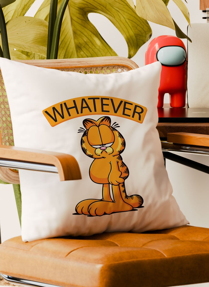 LOUD UNIVERSE Decorative Cushion Whatever Garfield Couch Cushion - Image 4