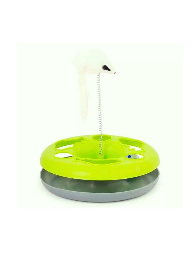 Saas Cat Playing Toy With Ball&Mouse 1191