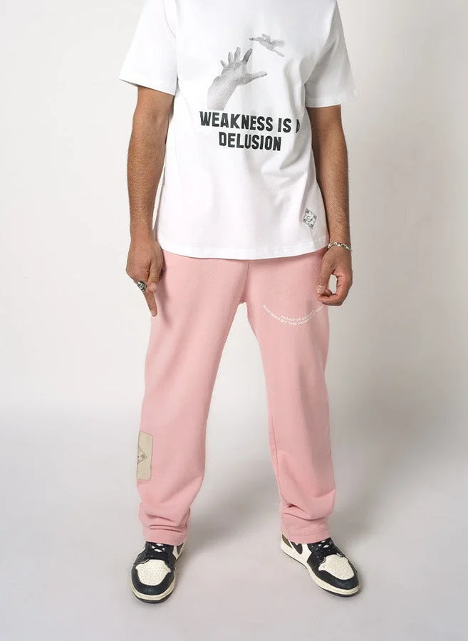 هاوس اوف سينمار Pink Pants With The Power Of Dreams Print