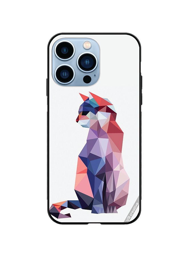 VR CREATIVE Protective Case Cover For Apple iPhone 14 Pro Max Cat Design Multicolour - Image 1