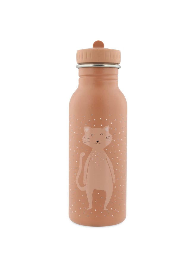 Trixie Stainless Steel Water Bottle - 500ml - Mrs. Cat - Image 1