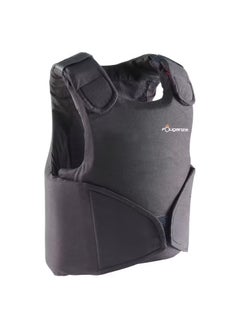 FOUGANZA Kids' Horse Riding Body Protector Safety 100 - Black  - Image 1