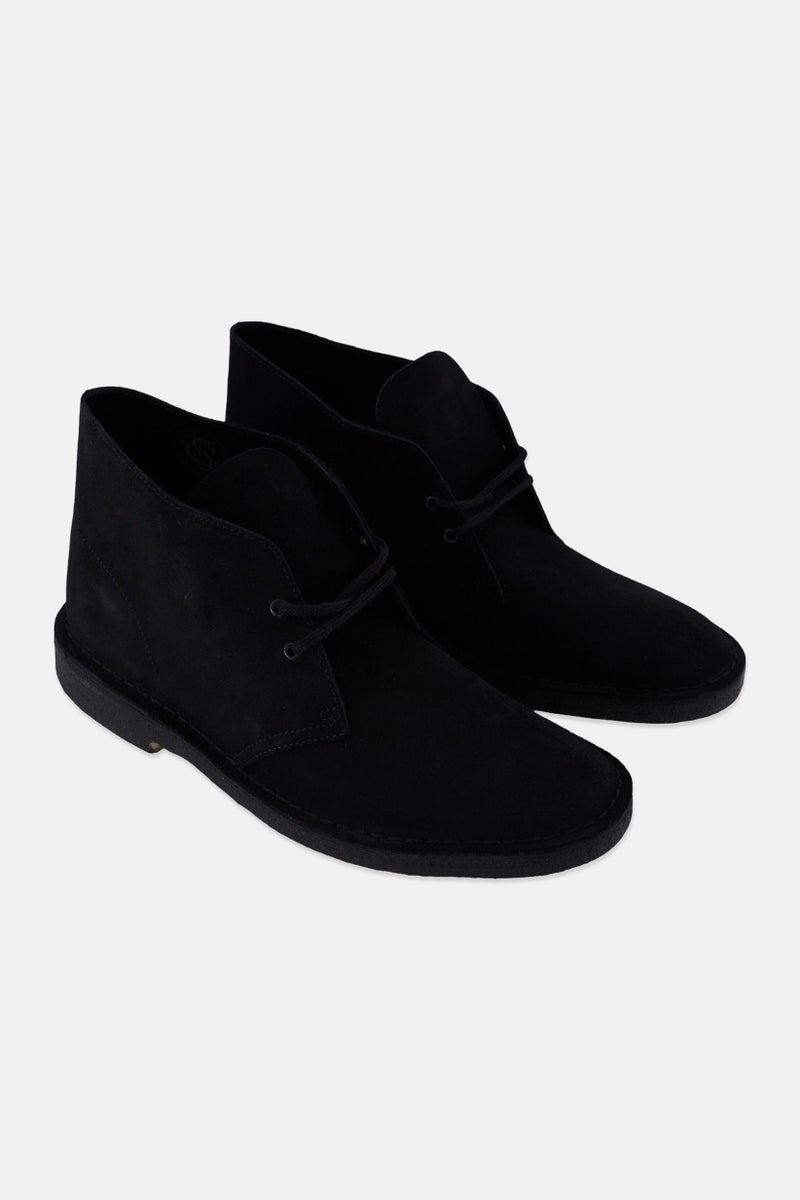 clarks Men Standard Desert Lace Up Ankle Boots, Black - Image 1