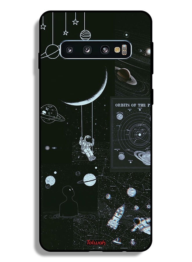 Tolwak Samsung Galaxy S10 Plus Protective Case Cover Orbits Of The Planets - Image 2