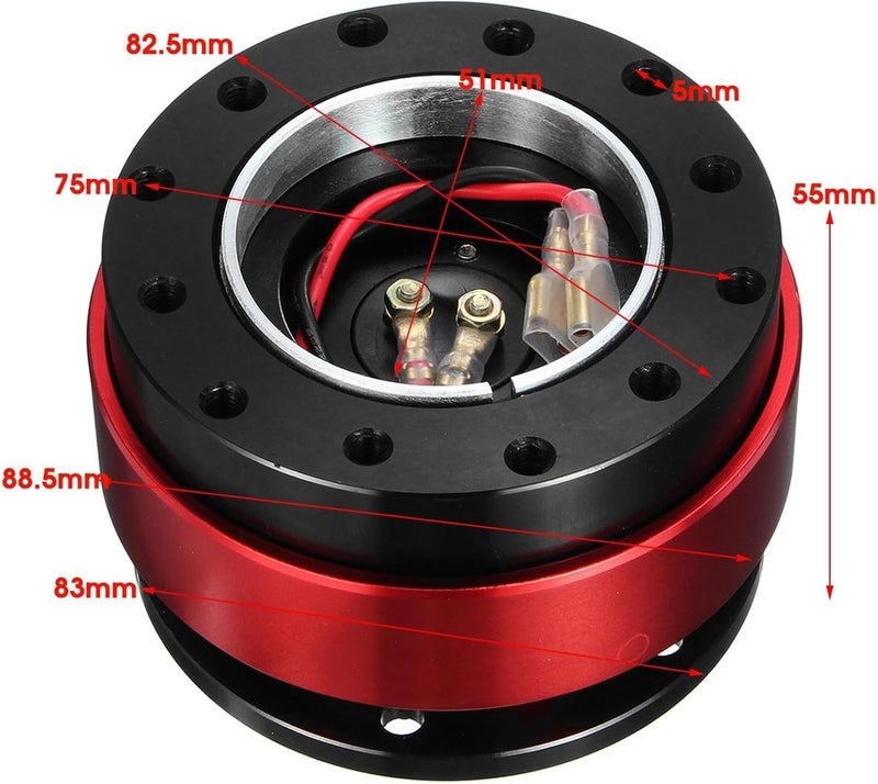 Wivplex Aluminum Quick Release Steering Wheel Hub Adapter - Image 2