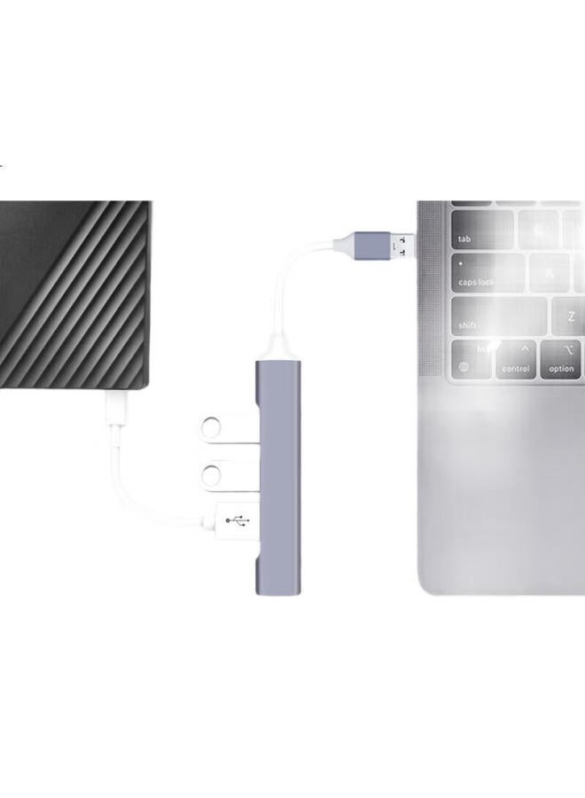 isky Usb 3.0 Hub, Usb To 4 Usb Hub, One-To Expansion Dock, Portable Multi-Port Adapter For Laptops And Desktop Computers - Image 3