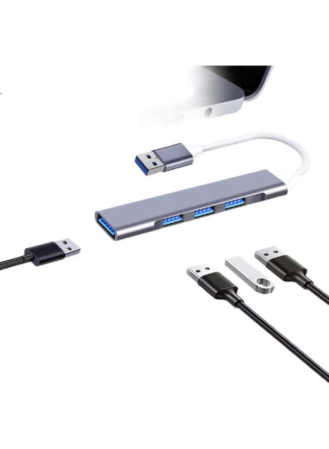 isky Usb 3.0 Hub, Usb To 4 Usb Hub, One-To Expansion Dock, Portable Multi-Port Adapter For Laptops And Desktop Computers - Image 2