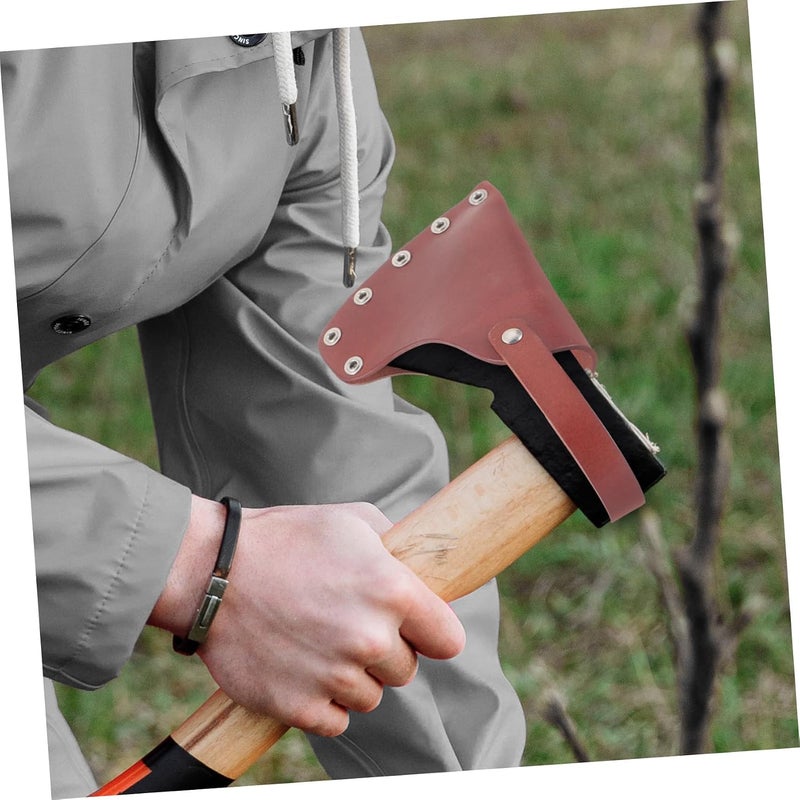 POPETPOP Ax Protector Garden Outdoor Camping Gear Small Hatchet Protective Camping Essentials Axe Tools Camping - Image 4