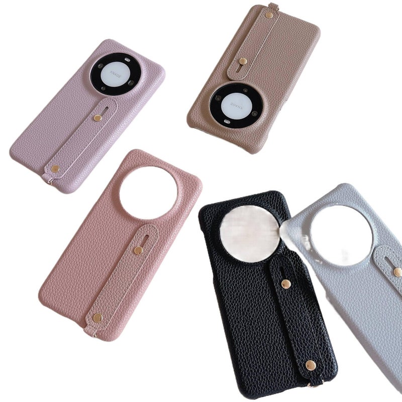 Phone Case | Drop Protection | Black | Leather Texture | Kickstand | Shockproof Cover for Samsung Galaxy A13 - Image 1