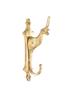 Indian-Shelf IndianShelf 1 Piece Giraffe Head Kids Animals Vintage Wall Hooks for Hanging Coats Gold Decorative Hooks for Bathroom Brass Key Holder for Wall Coat Rack Wall Mount Backpack Home Essentials  - Image 1
