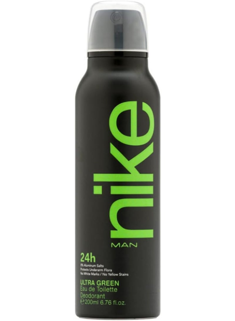 Nike spray Ultra Green for men 200 ml