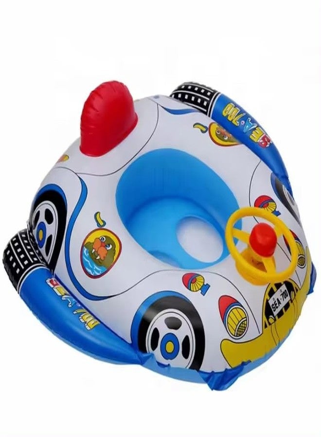 ELMVIA Swim Ring for Kids Inflatable Pool Float Tube for 1-5 Years Baby Girl Boys Inflatable Swimming Safety Tube (Swimming Ring) - Image 1