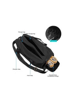 Generic Sports duffel bag . Weekend travel bag . Gym bag with shoe compartment . Yoga and workout bag . Women’s fitness bag . Men’s sports bag . Waterproof gym bag . Dry wet separation duffel . Shoulder strap travel bag . Multipurpose gym bag  - Image 1