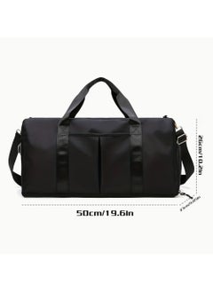 Generic Sports duffel bag . Weekend travel bag . Gym bag with shoe compartment . Yoga and workout bag . Women’s fitness bag . Men’s sports bag . Waterproof gym bag . Dry wet separation duffel . Shoulder strap travel bag . Multipurpose gym bag  - Image 2