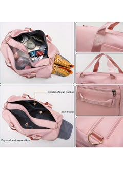 Generic Sports duffel bag . Weekend travel bag . Gym bag with shoe compartment . Yoga and workout bag . Women’s fitness bag . Men’s sports bag . Waterproof gym bag . Dry wet separation duffel . Shoulder strap travel bag . Multipurpose gym bag  - Image 3