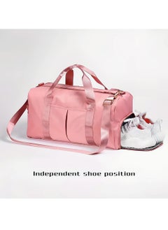 Generic Sports duffel bag . Weekend travel bag . Gym bag with shoe compartment . Yoga and workout bag . Women’s fitness bag . Men’s sports bag . Waterproof gym bag . Dry wet separation duffel . Shoulder strap travel bag . Multipurpose gym bag  - Image 5