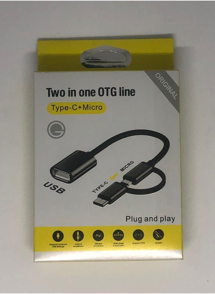 Generic On the Go USB to Micro or Type-C Converter 