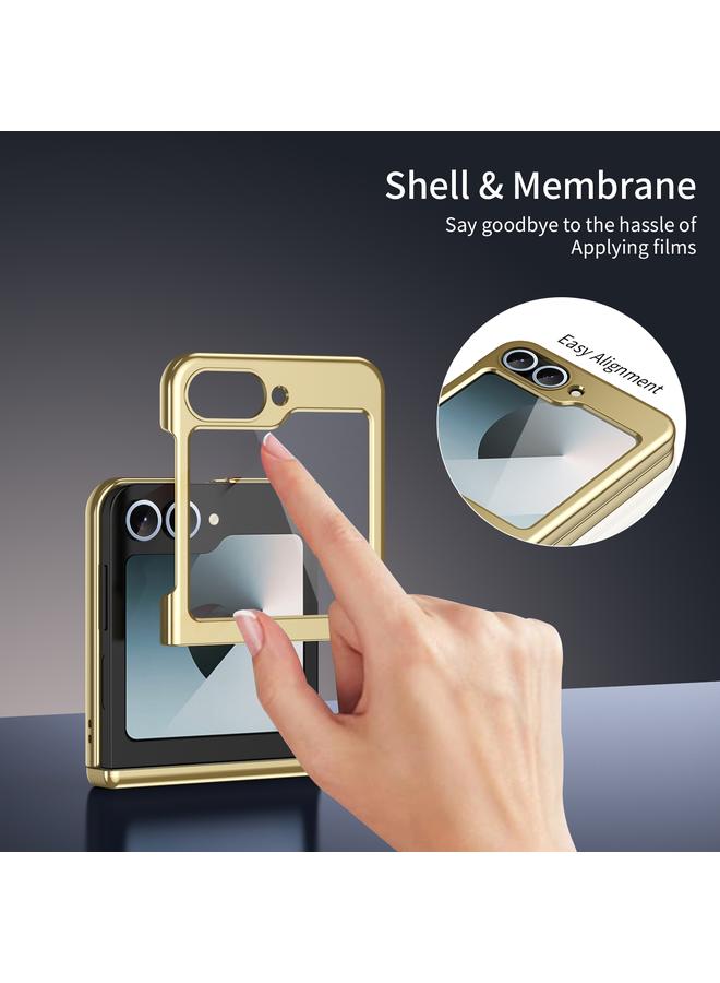 اس-توب جراب لهاتف Samsung Galaxy Z Flip6، جراب هاتف مدمج مطلي بالفراغ من AG - Image 3