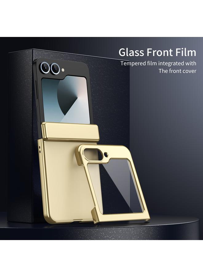 اس-توب جراب لهاتف Samsung Galaxy Z Flip6، جراب هاتف مدمج مطلي بالفراغ من AG - Image 4