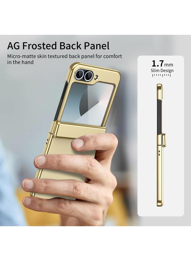 اس-توب جراب لهاتف Samsung Galaxy Z Flip6، جراب هاتف مدمج مطلي بالفراغ من AG - Image 2