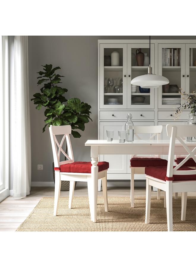 زبون وسادة كرسي، أحمر غامق، 40/35X38X7 سم - Image 2