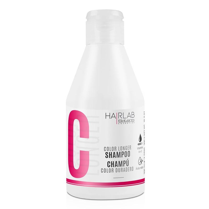 Salerm  Shampoo for Colored Bleached or Gray Hair  Color Longer Hair Lab Shampoo  300 ml  With Provitamin B5 and Vitamins A and E  Seals and Maintains Color  SulfateFree and ParabenFree
