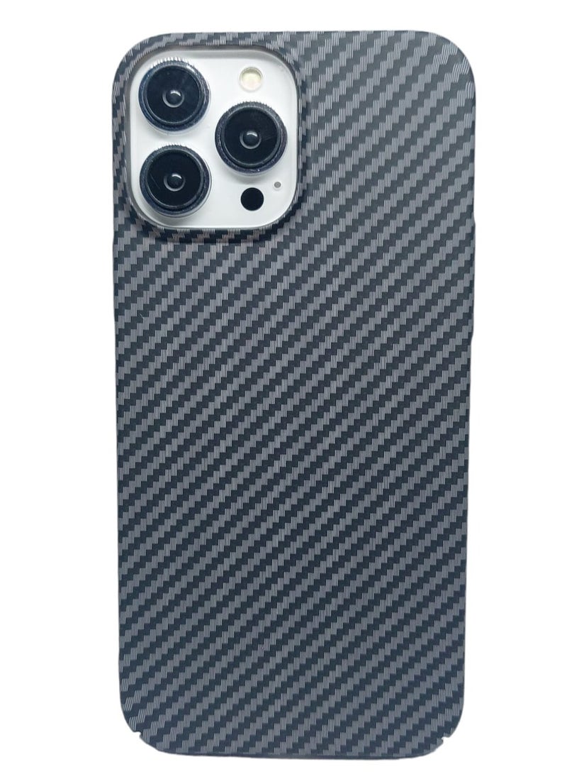Blue Sky Case for iPhone 13 Pro Carbon Fiber Texture Ultra Light Ultra Thin Protective Shockproof Case Cover Compatible with iPhone 13 Pro - Image 1