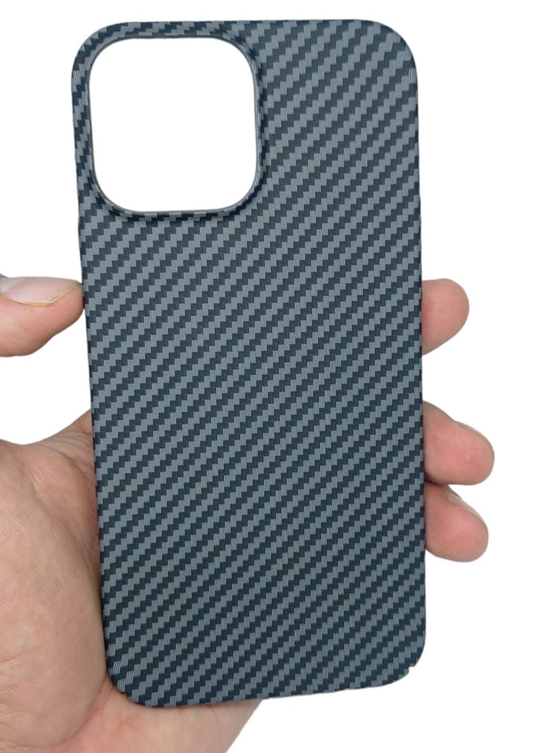 Blue Sky Case for iPhone 13 Pro Carbon Fiber Texture Ultra Light Ultra Thin Protective Shockproof Case Cover Compatible with iPhone 13 Pro - Image 3