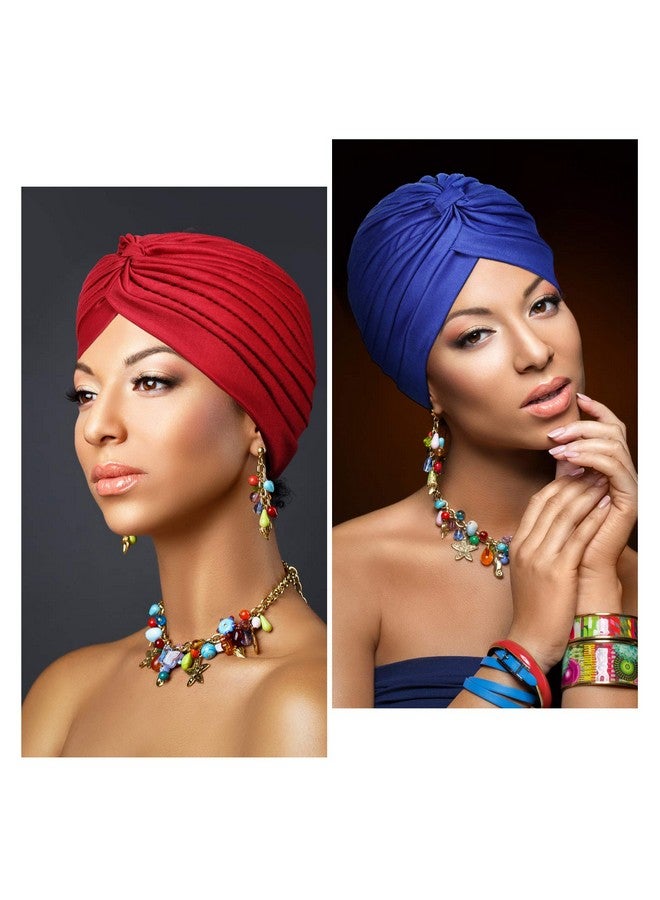 ساتينور ساتينيور 16 قطعة من العمامة المطاطية المصنوعة من البوليستر، توربينات الرأس للنساء (لون أنيق) - Image 5