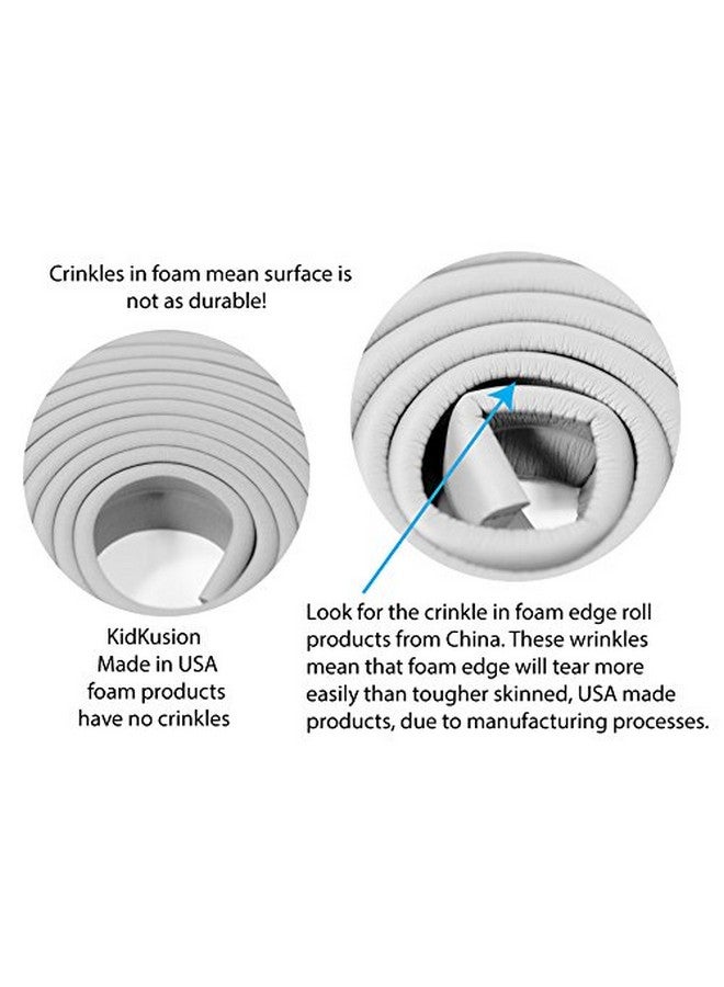 Kidkusion Table Cushion | Made in USA | 20 Feet + 8 Corners | Taupe | Baby Proof Furniture Edge and Corner Guards - Image 2